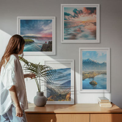 Galería de pared paisajes de montaña cascadas