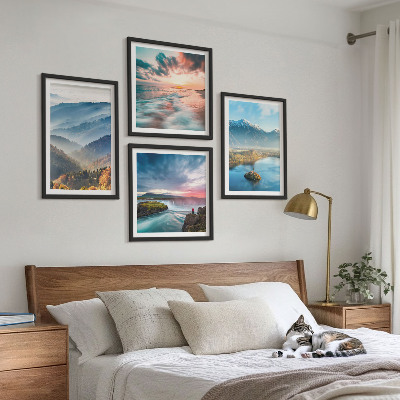 Galería de pared paisajes de montaña cascadas