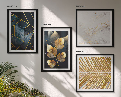 Set de cuadros modernos para salón Patrones de plantas modernos