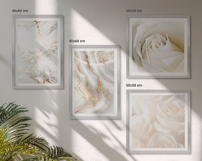 Set de cuadros modernos para salón Elegantes diseños de mármol