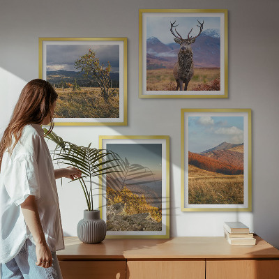 Galería de pared Paisajes de montaña, hierba de ciervo