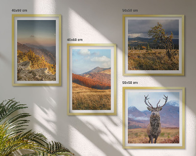 Galería de pared Paisajes de montaña, hierba de ciervo