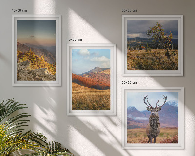 Galería de pared Paisajes de montaña, hierba de ciervo