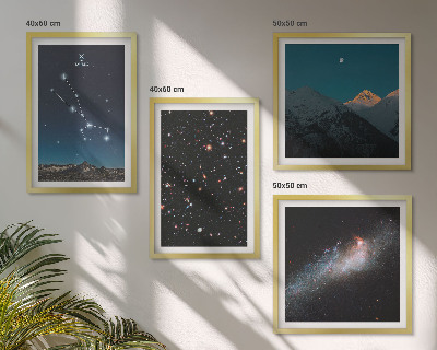Galería de pared Paisajes estelares cósmicos