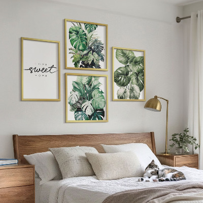 Galería de pared Plantas verdes para un dulce hogar