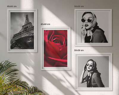 Galería de pared Una parisina con gafas Eiffel