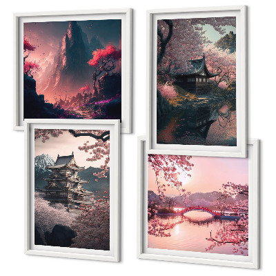 Galería de pared Paisajes fantásticos de Japón