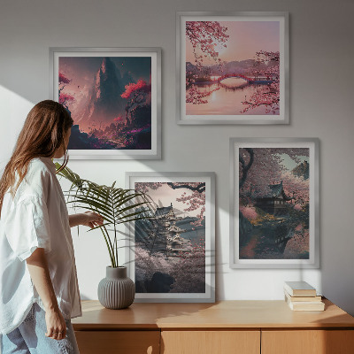 Galería de pared Paisajes fantásticos de Japón