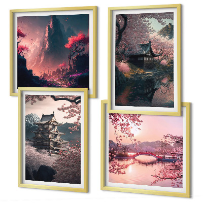 Galería de pared Paisajes fantásticos de Japón