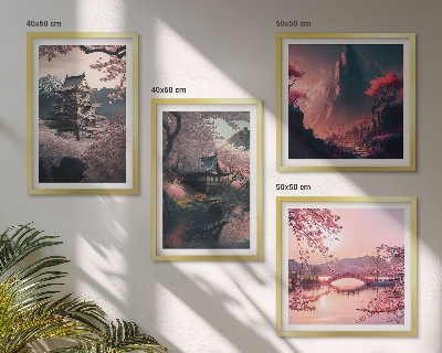 Galería de pared Paisajes fantásticos de Japón