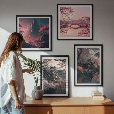 Galería de pared Paisajes fantásticos de Japón