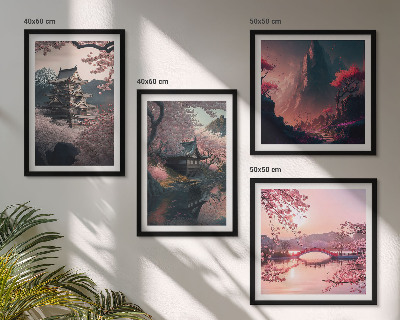 Galería de pared Paisajes fantásticos de Japón