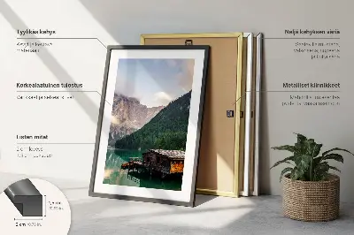 Galería de pared fotografía de astronauta sobre la superficie lunar