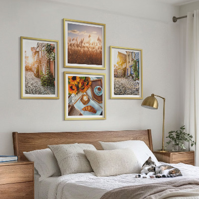 Galería de pared Calles encantadoras con café