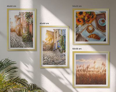 Galería de pared Calles encantadoras con café