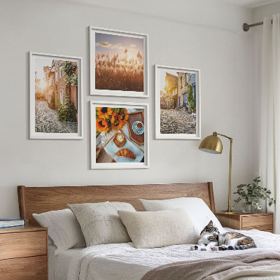 Galería de pared Calles encantadoras con café