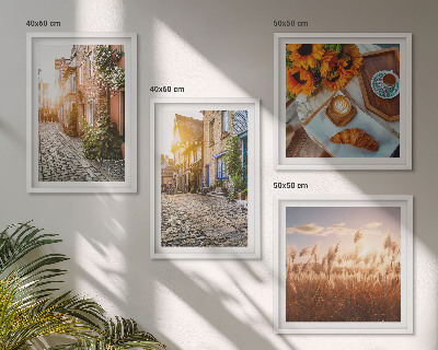 Galería de pared Calles encantadoras con café