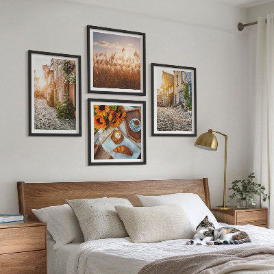 Galería de pared Calles encantadoras con café