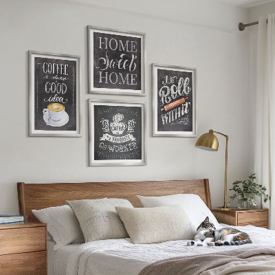 Galería de pared El rodillo de café calienta el hogar