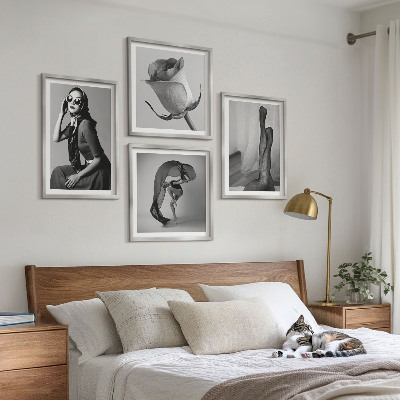 Set de cuadros modernos para salón Retratos con estilo de mujeres elegantes