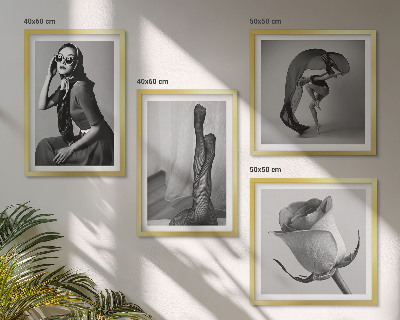 Set de cuadros modernos para salón Retratos con estilo de mujeres elegantes
