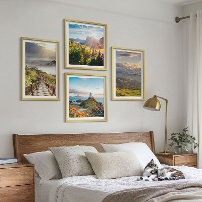 Galería de pared Sendero celestial de flores de montaña