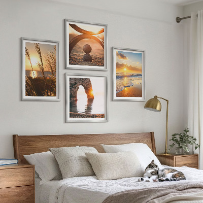 Galería de pared Paisajes tranquilos de la playa del sol