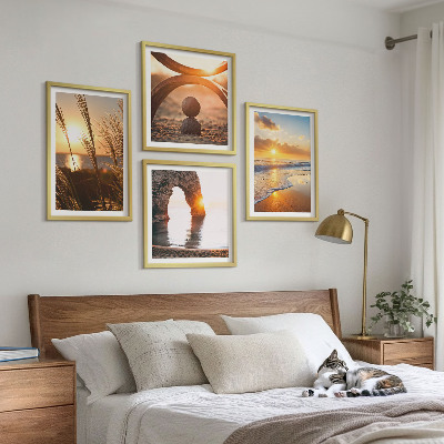 Galería de pared Paisajes tranquilos de la playa del sol