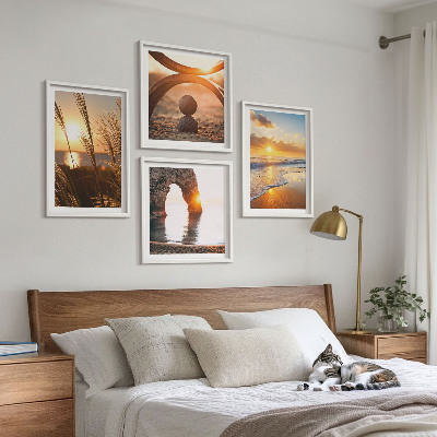 Galería de pared Paisajes tranquilos de la playa del sol