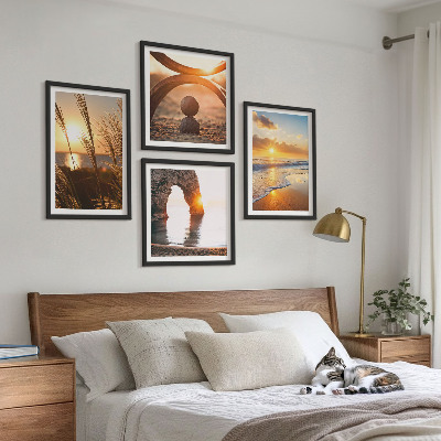 Galería de pared Paisajes tranquilos de la playa del sol