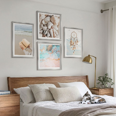 Galería de pared Libro bohemio de conchas marinas
