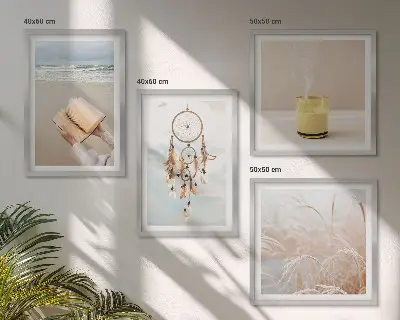Galería de pared paisajes veraniegos de estilo bohemio