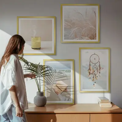 Galería de pared paisajes veraniegos de estilo bohemio