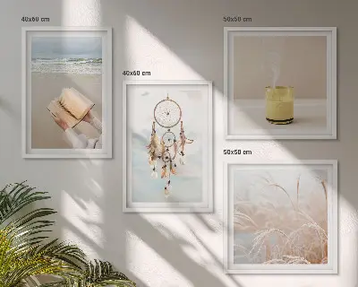 Galería de pared paisajes veraniegos de estilo bohemio