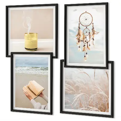 Galería de pared paisajes veraniegos de estilo bohemio
