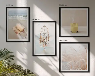 Galería de pared paisajes veraniegos de estilo bohemio