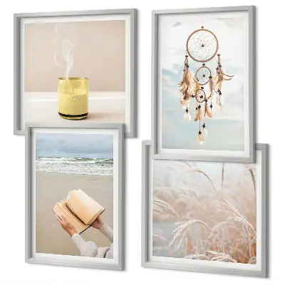 Galería de pared paisajes veraniegos de estilo bohemio