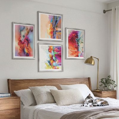 Galería de pared Abstracciones coloridas de la forma