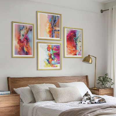 Galería de pared Abstracciones coloridas de la forma