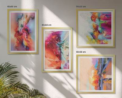 Galería de pared Abstracciones coloridas de la forma