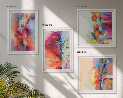 Galería de pared Abstracciones coloridas de la forma
