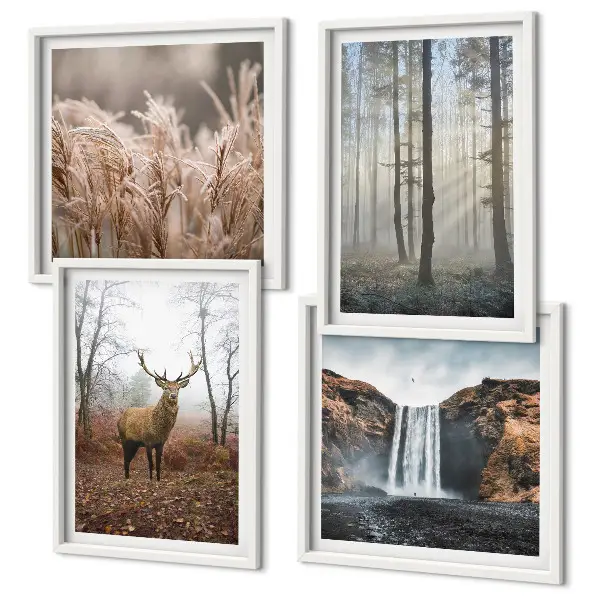 Galería de pared paisajes de naturaleza salvaje y bosques