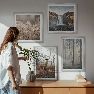 Galería de pared paisajes de naturaleza salvaje y bosques
