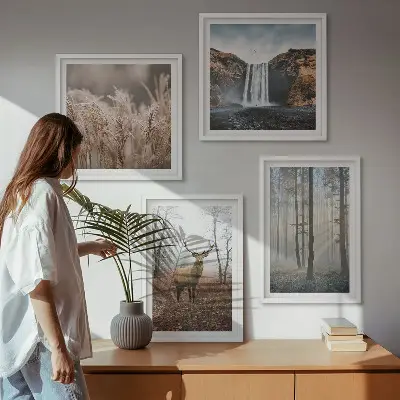 Galería de pared paisajes de naturaleza salvaje y bosques