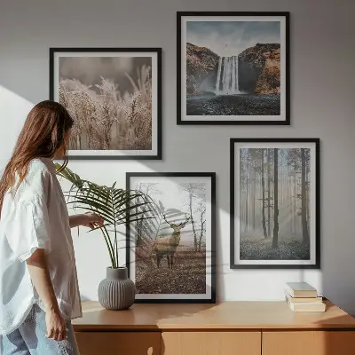 Galería de pared paisajes de naturaleza salvaje y bosques
