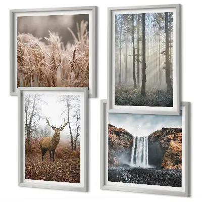 Galería de pared paisajes de naturaleza salvaje y bosques