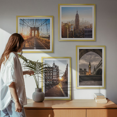 Galería de pared Juego de pinturas con vistas de Londres