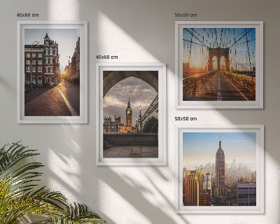 Galería de pared Juego de pinturas con vistas de Londres