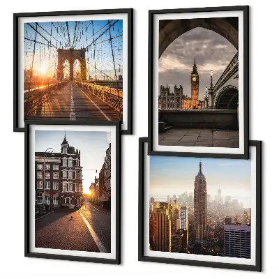 Galería de pared juego de cuadros con vistas de Londres