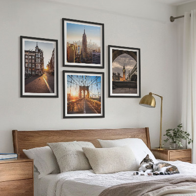 Galería de pared Juego de pinturas con vistas de Londres